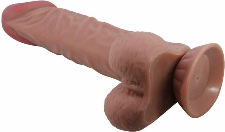 Produktbild Pretty Love Realistischer Dildo Der Sliding Skin-Serie Mit Sliding Skin-Saugnapf Braun 24 cm