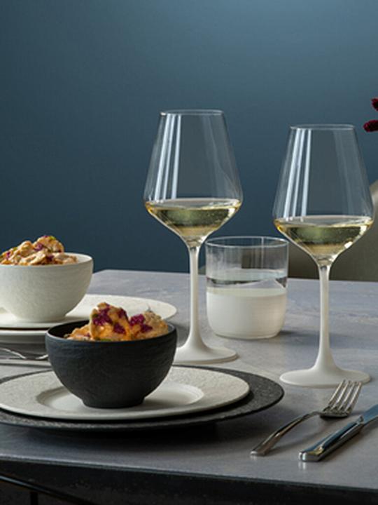 Actual product image Villeroy & Boch White wine glass, set of 4 Manufacture Rock blanc (38 cl, 4 Glasses, White wine glasses)