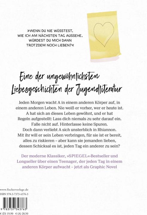 Actual product image Every Day. Letztendlich sind wir dem Universum egal. Die Graphic Novel (German, David Levithan, 2024)