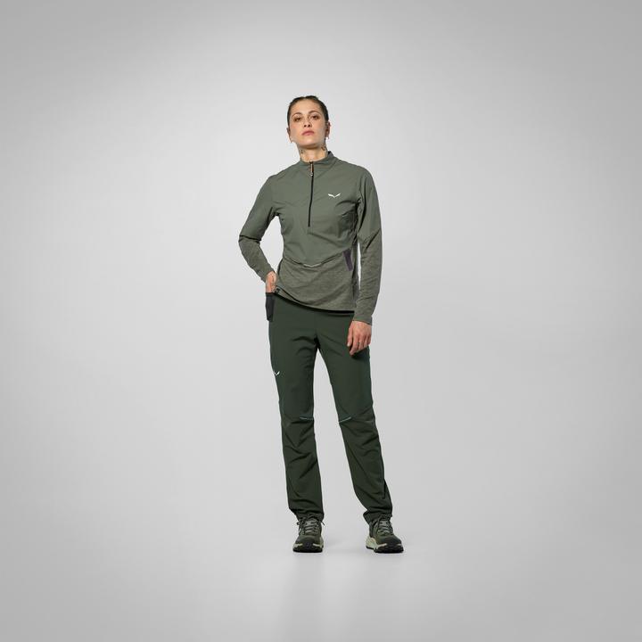 Actual product image Salewa Pedroc Dry'ton Wind Half Zip Langarm Shirt (38)