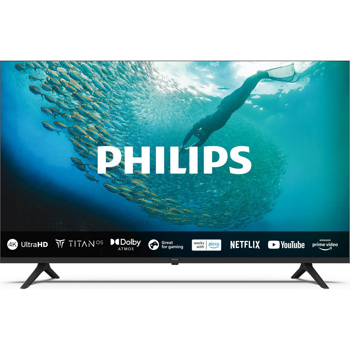 Philips 50PUS7009/12 (50", PUS7009, LED, 4K, 2024), TV, Schwarz