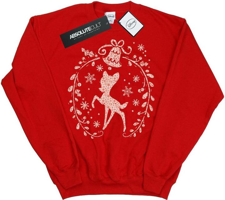 Produktbild Disney Bambi Christmas Wreath Sweatshirt Mädchen (140, 146)