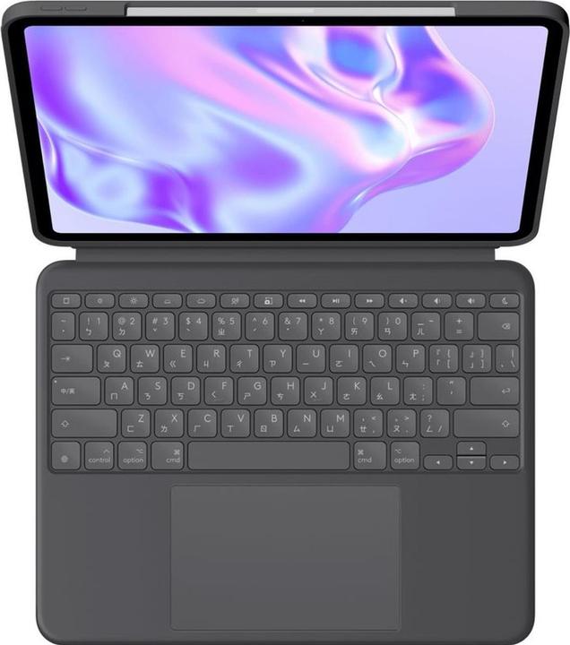 Produktbild Logitech Combo Touch Case (CH, iPad Pro 11 2024 (M4), iPad Pro 11 2025)
