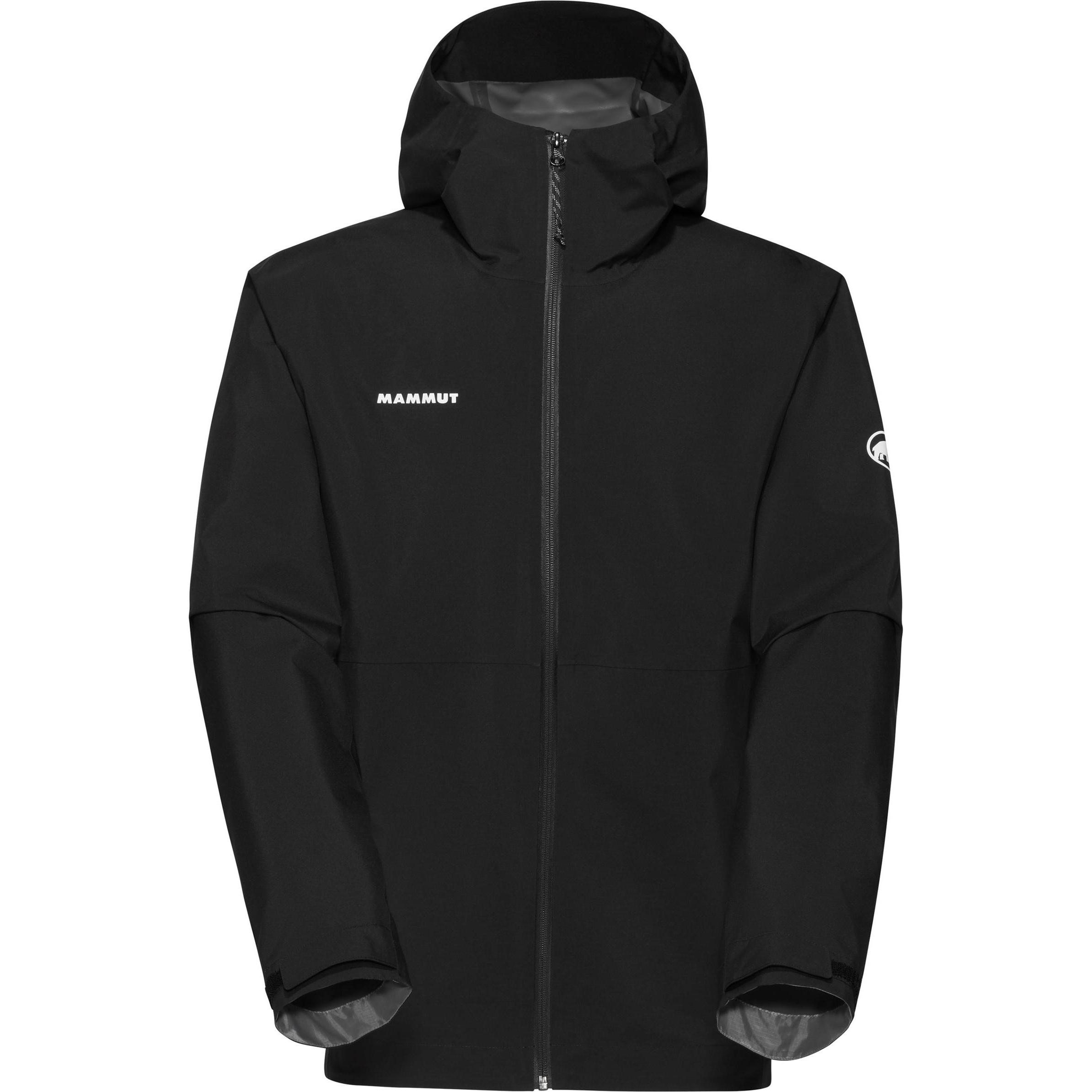 Mammut, Herren, Jacke, Linard Light HS Hooded Jacket, Hardshelljacke (XL), Schwarz, XL