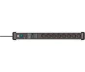 Image du produit Brennenstuhl Premium Protect-Line PDU, 8 sockets, 3m, Silver/gray, with switch and surge protecti...