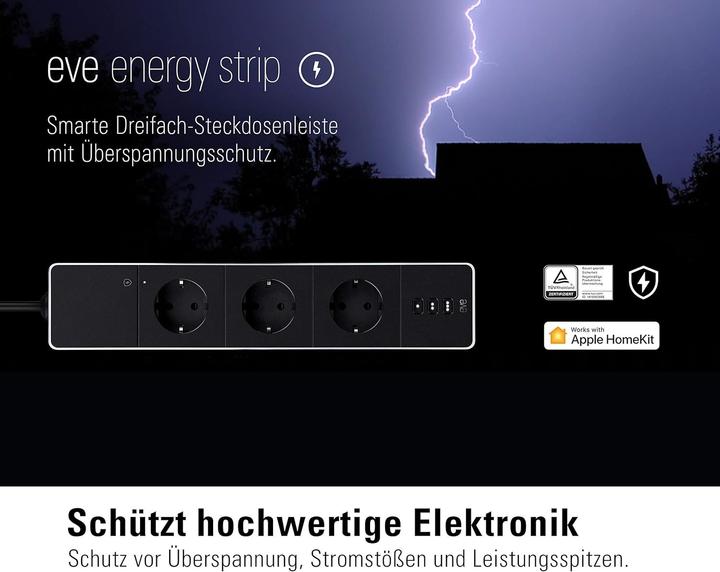 Productafbeelding Eve Energiestrook (3x, CEE 7/3, 1.90 m)