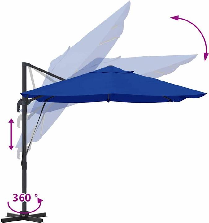 Actual product image vidaXL Cantilever Parasol (2.50 m)