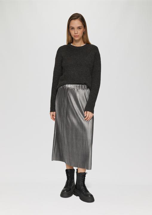 Image du produit S.Oliver Rock Plisseerock in Midilänge mit Metallic-Effekt (42)
