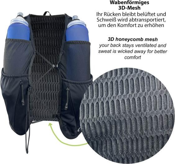 Actual product image Wantalis Hydrabag Running hydration waistcoat 8L (8 l)