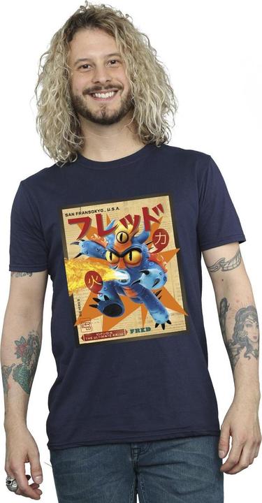 Produktbild Disney Big Hero 6 Baymax Fred Newspaper TShirt (L)