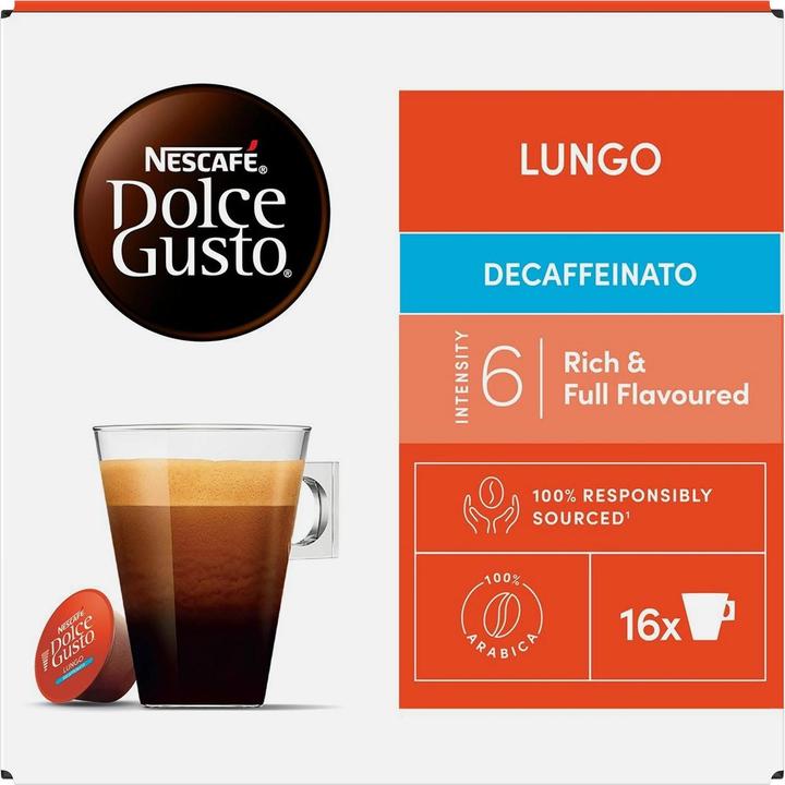 Produktbild Nescafé Dolce Gusto Lungo Decaf (16 x Port.)