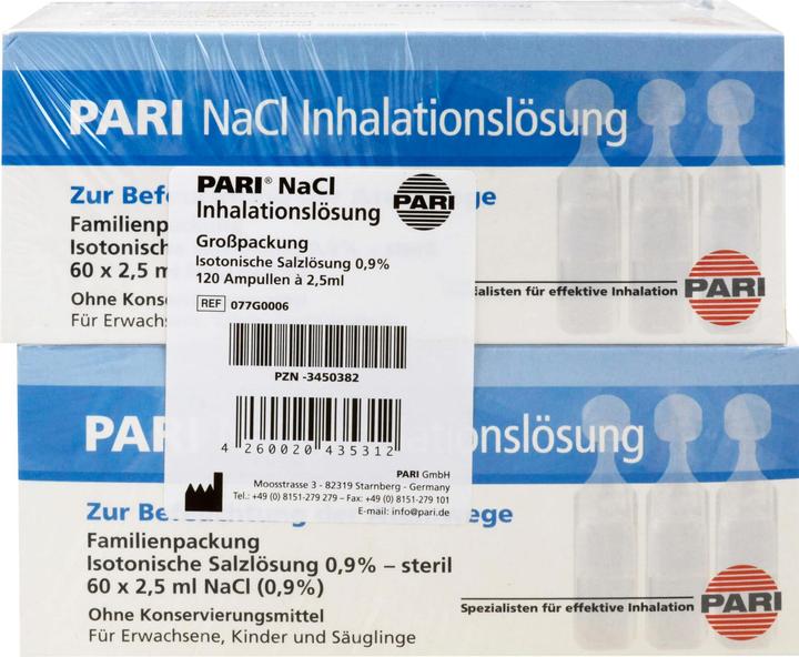 Produktbild PARI NaCl Inhalationslösung