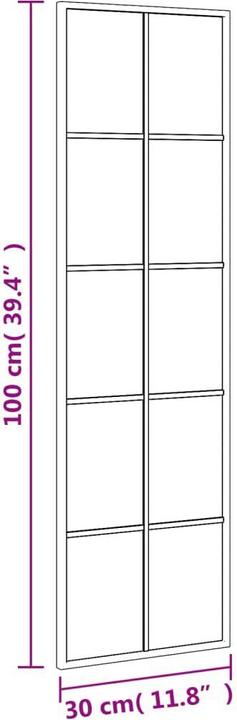 Immagine prodotto vidaXL Wandspiegel (30 x 100 cm)