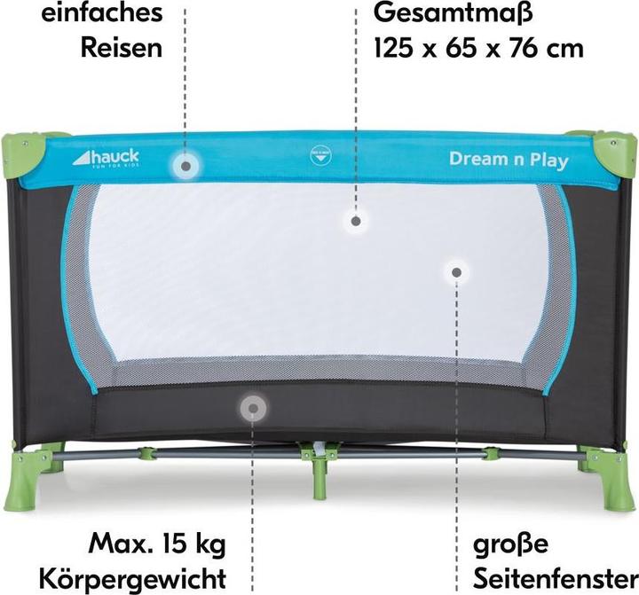 Produktbild Hauck Reisebett Sparset - Dream N Play inkl. Alvi (60 x 120 cm)