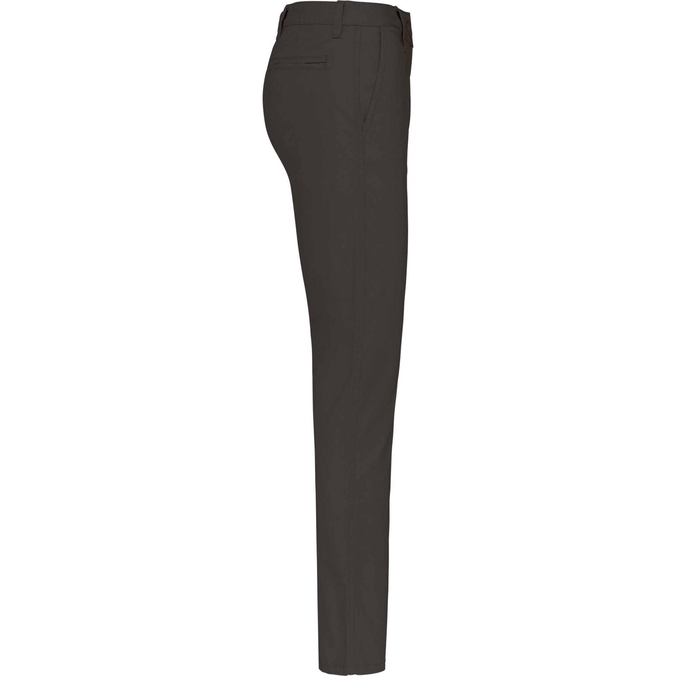 Thumbnail - Kariban, Damen, Hosen, Chinohose Frau, Grau, (34)