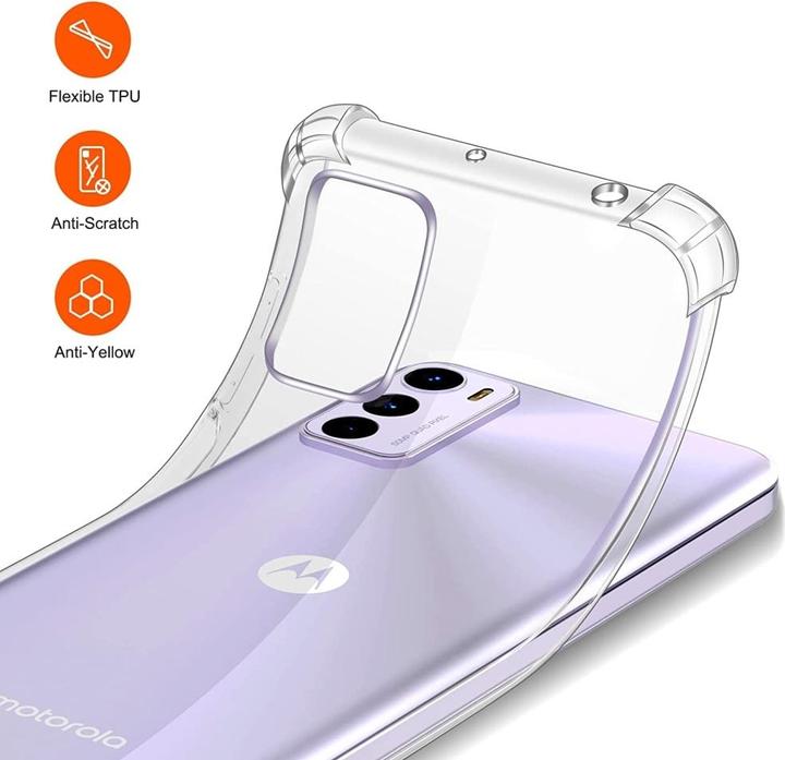 Produktbild Screenguard Motorola Moto G42 Hülle Crystal Soft Airbag Bumper (Motorola Moto G42)