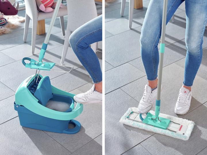 Produktbild Leifheit Bodenwischer Profi XL micro duo + SUPERDUSTER XL (kompakte Box) (1 Stk.)