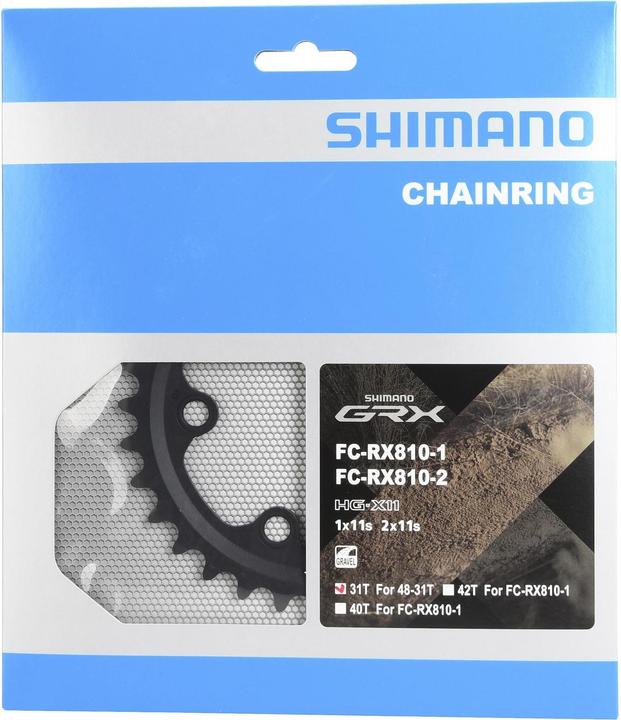 Immagine prodotto Shimano Ingranaggio GRX FC-RX810 48/31 31 denti (31)
