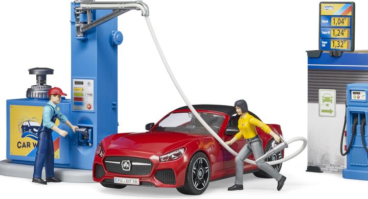 Image du produit Bruder Station-service bworld avec station de lavage