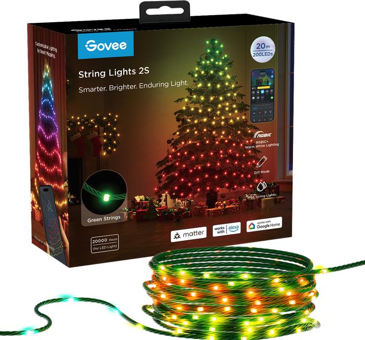 Productafbeelding Govee Christmas String Lights 2 - 20 Meter (20 m)