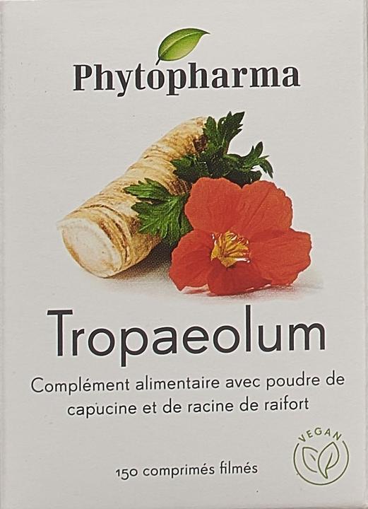 Image du produit Phytopharma Tropaeolum Comprimé pelliculé (150 pièce(s), Cachets, 80 g)