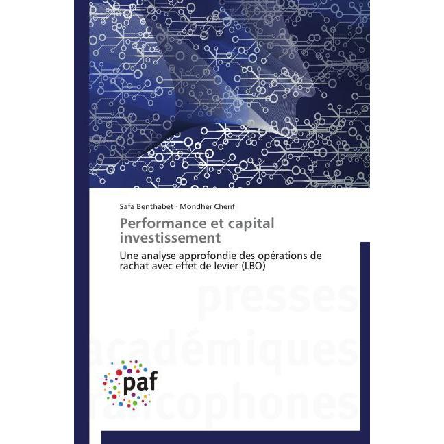 Performance et capital investissement, Ratgeber