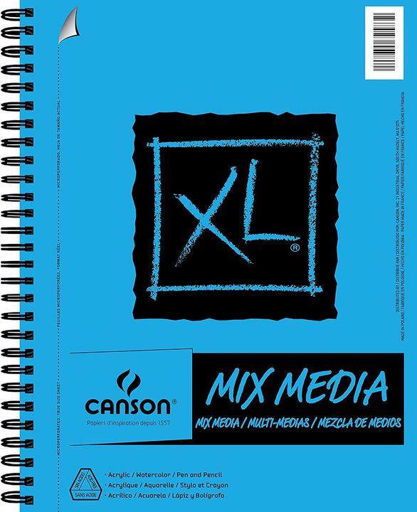Immagine prodotto Canson Tampone per acquerello MixMedia XL (A4, Nessuna, Copertina morbida)