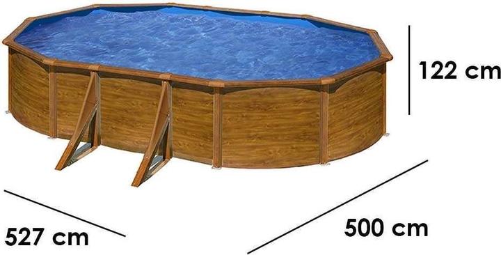 Produktbild Gre Stahlwandpool-Set (527 x 300 x 122 cm)