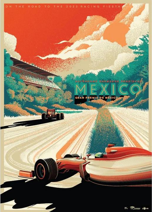 Produktbild Zoom Poster Mexico Formel 1 (80 x 60 cm)