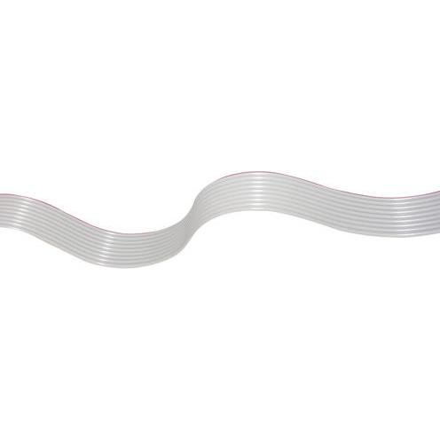 Econ Flachbandk. 28AWG 37pol RM1,27 grau 30,5m, Elektronikkabel + Stecker, Grau