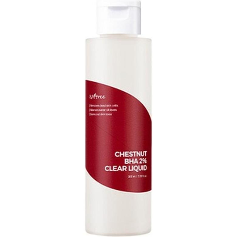 Isntree, Pulizia viso, Chestnut BHA 2% Clear Liquid 100ml 3.38 fl oz Cura doppia per i pori con BHA e Chestnut Shell (Lozione detergente, 100 ml)