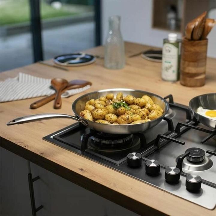 Actual product image Livoo Pfanne (Frying pan, Aluminium, Stainless steel, 28 x 5 cm)