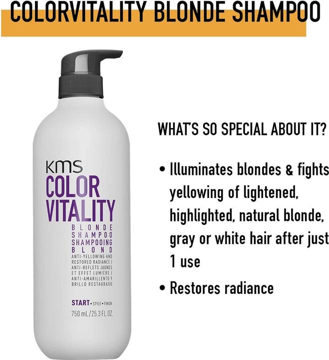 Immagine prodotto KMS California KMS Goldwell CV Blonde Shampoo 750ml (750 ml, Shampoo liquido)