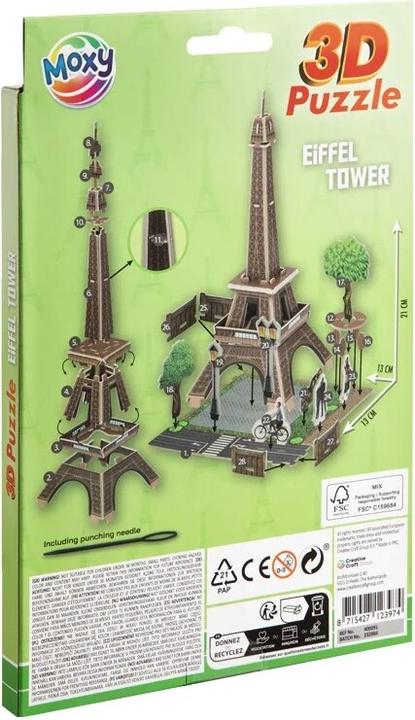 Produktbild Grafix 3D-Schaumpuzzle Eiffelturm