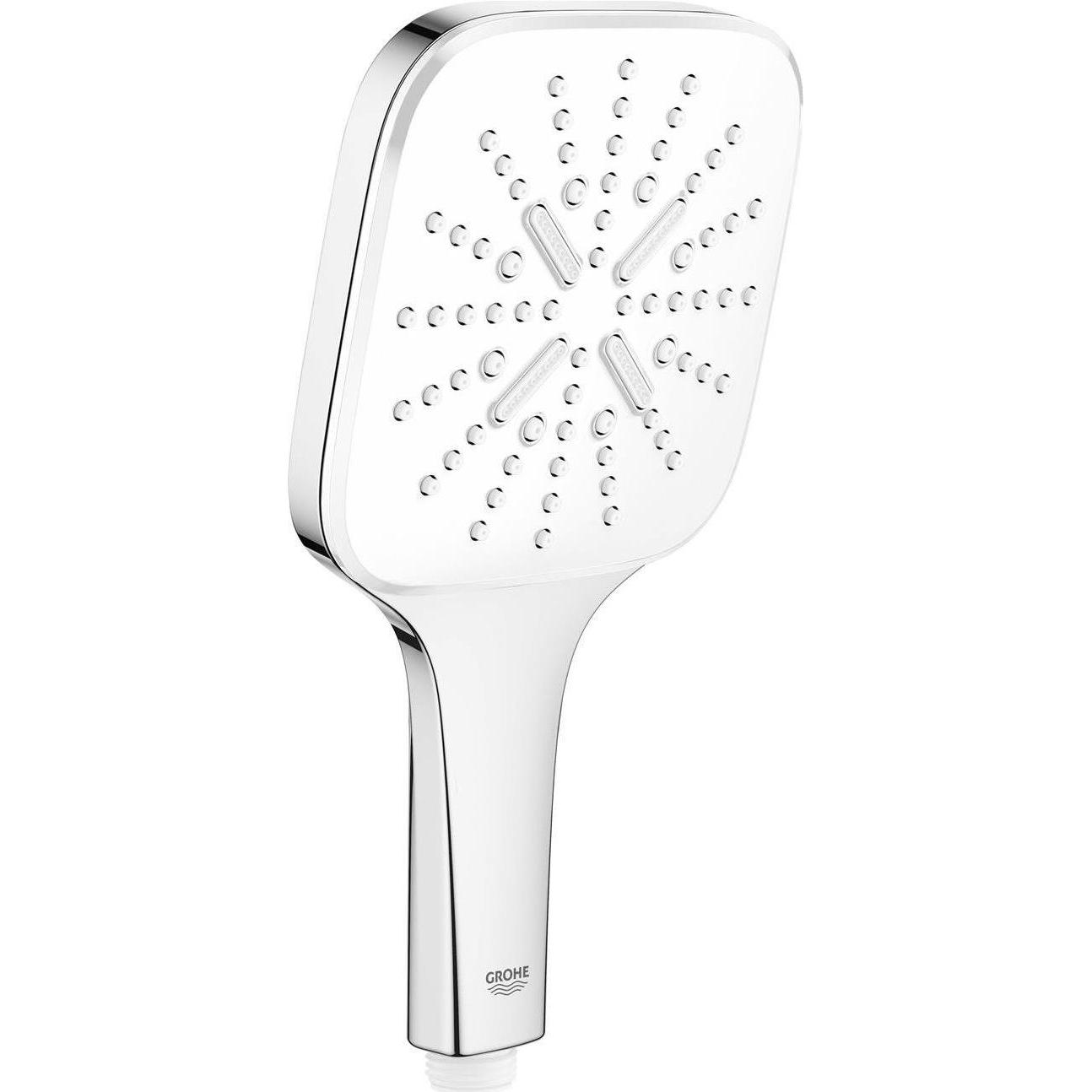 Grohe, Soffione doccia, Cubo SmartActive 130 (3 Tipi di raggi, 9.50 l/min)