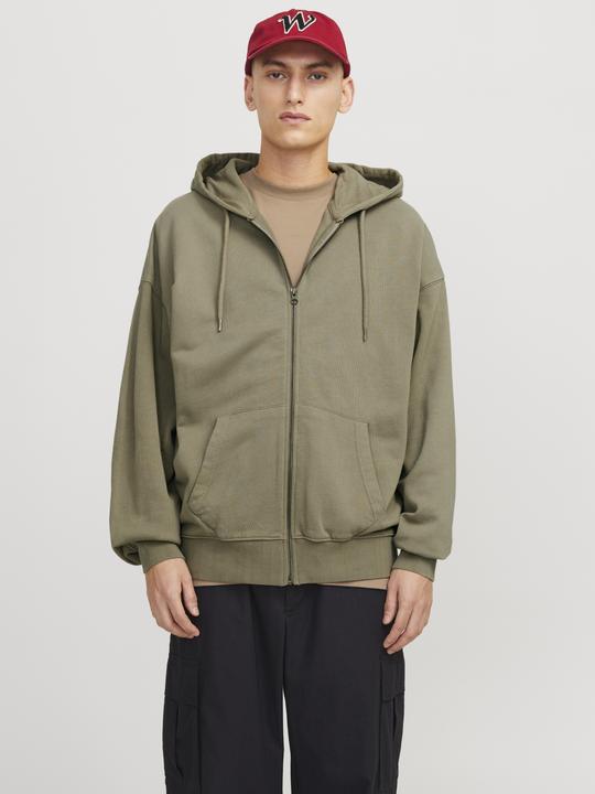 Actual product image Jack & Jones Jjecharge Faded Sweat Zip Hood Noos (XS)