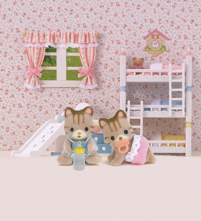 Actual product image Sylvanian Families Tiger cat twins