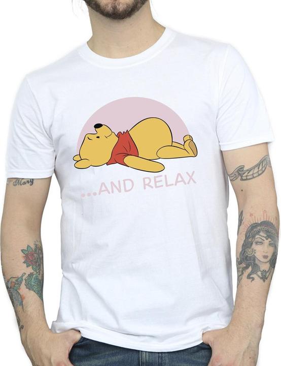 Immagine prodotto Disney Winnie The Pooh Relax Maglietta Uomo (M)