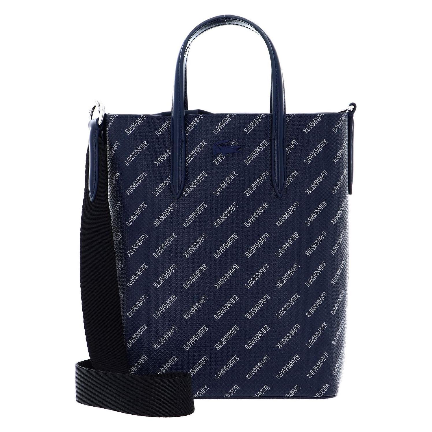 Lacoste, Damen, Handtasche, Chantaco Seasonal Top Handle Bag, Blau