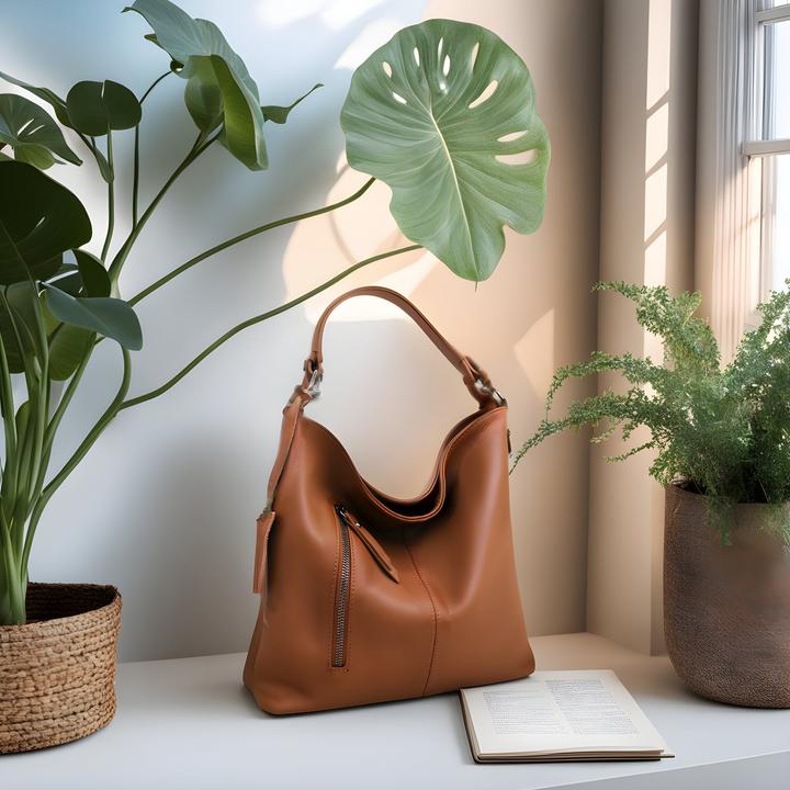 Image du produit Only-Bags.Store Sac en cuir, sac à main en cuir souple, sac à main en cuir, Hobo Soft Bag