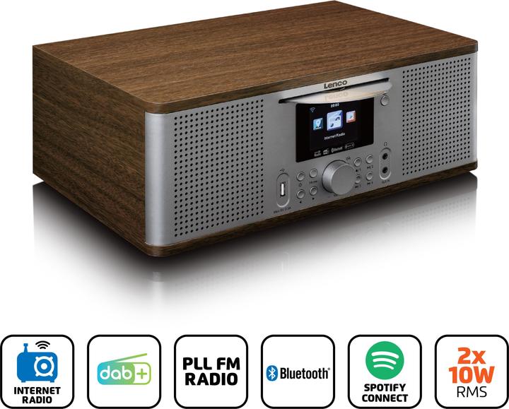 Produktbild Lenco DIR-270 (FM, DAB+, Internetradio, Bluetooth)