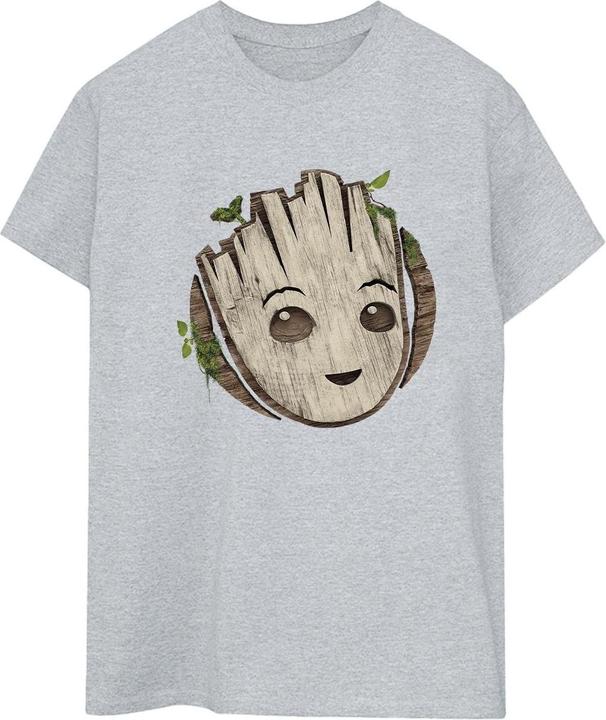 Produktbild I Am Groot Wooden Head TShirt (L)
