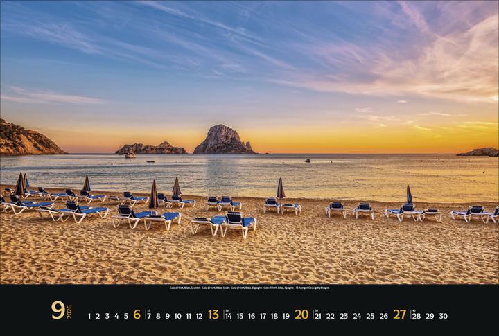 Image du produit Verlag Bildkalender Trauminseln 2026, Papierformat: Kein