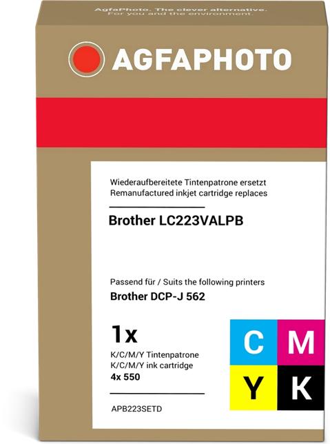 Produktbild AGFAPHOTO Ink Cart. (BK, C, M, Y)