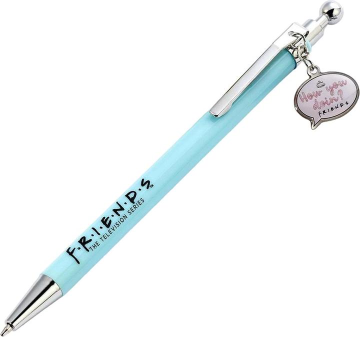 Produktbild Friends Kugelschreiber How You Doin? Kunststoff ZinkLegierung (Silber, Blassblau)