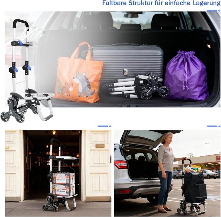 Produktbild Sekey Einkaufstrolley mit Treppensteigerfunktion