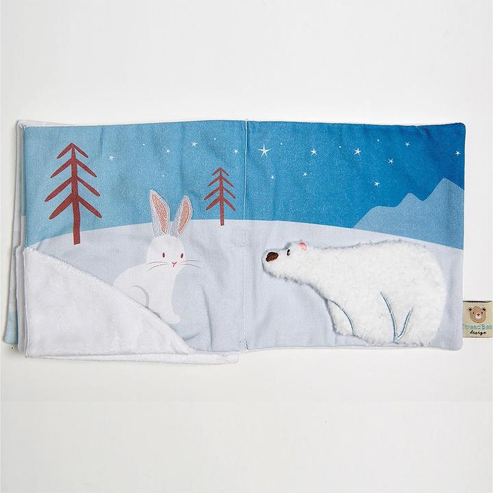 Actual product image Threadbear Fabric book Eskimo