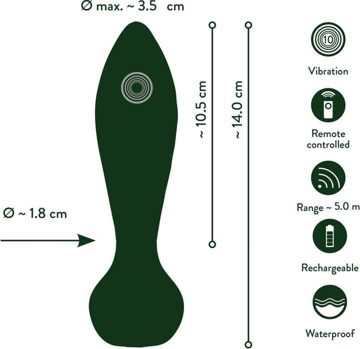 Produktbild Emerald Love Luxurious RC Anal Plug