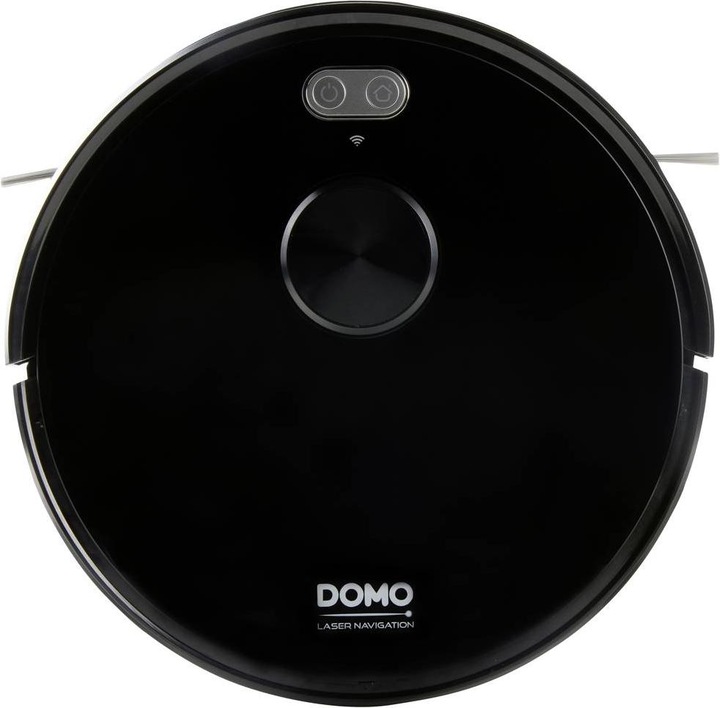 Immagine prodotto Domo DO7298S Robot aspirapolvere e mocio nero controllato da app, telecomandato, con saggezza (Robot aspirapolvere)