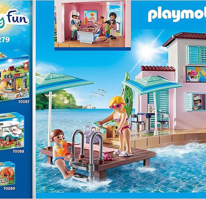 Produktbild Playmobil 70279 Eisdiele im Hafen (70279, Playmobil Family Fun)